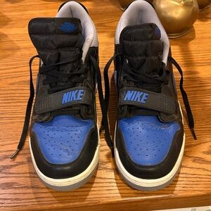 Nike Black and Blue Athletic Sneakers